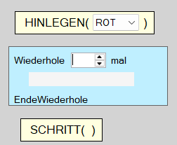 Blöcke für Aufgabe 1